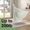 Sensory Swing for Kids & Adults, Double-Layer Therapy Hammock with 360° Swivel, Holds 300lbs, Indoor & Outdoor, Pea Green  (59.1 inx55.1 in) - 2 of 4