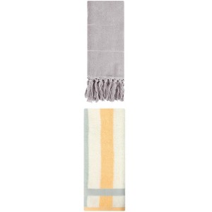 REGALWOVEN 2 Packs Cotton Absorbent Soft Decorative Bathroom Hand Towel for Kitchen - 1 of 4