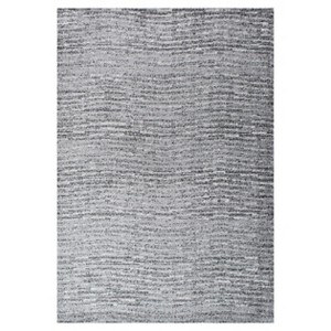 Sterling Gray Solid Loomed Area Rug - (2