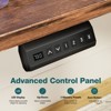 Vynxaria Ergonomic Adjustable Brown Coffee Table with T-Shaped Bracket for Modern Workstations - 3 of 4