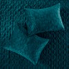 Gulches King/Cal King 3 Piece Velvet Quilt Set Teal - 4 of 4
