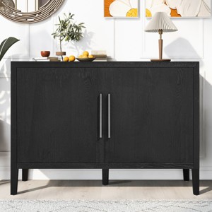 Modern Storage Cabinet with  Doors and Shelves, Kitchen Furniture with Storage,Sideboard Cabinets for Dining Room or Living Room-Maison Boucle - 1 of 4