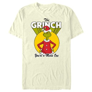 Men's Dr. Seuss Christmas Grinch You're a Mean One T-Shirt - 1 of 4