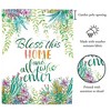 Magnolia Garden Bless This Home and All Who Enter Floral 13 x 18 Inch Polyester Garden Flag - 2 of 2