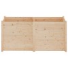 vidaXL Garden Planter 59.1"x19.7"x27.6" Solid Wood Pine - 3 of 4