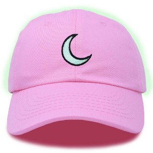 Dalix Moon Embroidered Crescent Astronomy Night Cotton Dad Hat Baseball Cap Adjustable Womens - 1 of 4