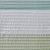 PAGED 72x72 Inch Shower Curtain Elegant Faux Silk Shower Curtain with Color Block Stitching Design for Bathroom, Machine Washable - 4 of 4