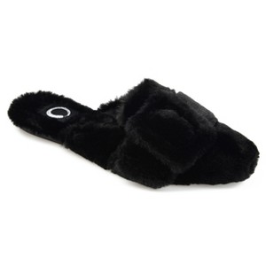 Journee Collection Women's Faux Fur Eara Slipper - 1 of 4