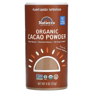 Natierra Organic Cacao Powder Shaker, 4 oz (113 g) - 1 of 2