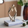 GlasFlength Decorative Objects Abstract Human Decor Thinker Sculpture Figurine Aesthetic Table Desk Decor for Room, Gold, 5.9"*3.9"*11" - 3 of 4