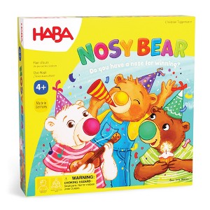 HABA Nosy Bear Board Game - Perfect Kids Board Game for Ages 4-8, Party Games & Board Games for Family Night, Children's Toys & Games - 1 of 4