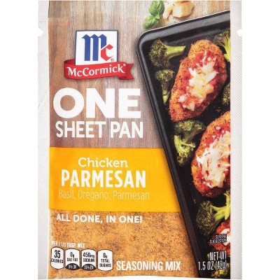 Mccormick One Chicken Parmesan Sheetpan Seasoning Mix - 1.5oz : Target