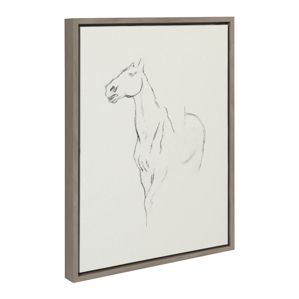 Photos - Other Decoration 18" x 24" Sylvie Edgar Degas Horse Canvas by The Art Institute Chicago Gra