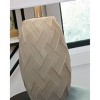 Signature Design by Ashley (Set of 2) Tamner Table Lamps Taupe/White: Contemporary Resin Body, Cotton-Poly Shade, UL Listed - 4 of 4