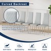 Sapphtopaz Modern Dining Chairs Set with Diamond Quilted High-Back PU Leather Dining Chair with Metal Legs Kitchen Chair for Dining Room - 4 of 4