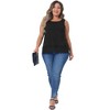 Agnes Orinda Women's Plus Size Swing Lace Flowy Sleeveless Casual Tank Tops - 3 of 4