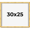 PosterPalooza | Minimalist Shadow Box Gold Picture Frame - UV Acrylic, Backing Board, Hanging Hardware - 2 of 4