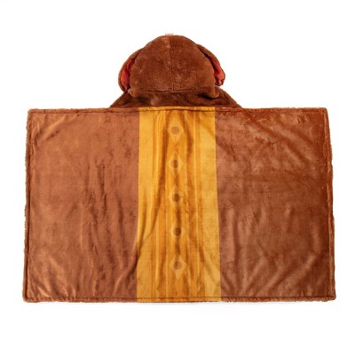 Disney Wish Valentino Hooded Kids&#39; Blanket Brown