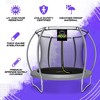 Moxie Pumpkin-Shaped Outdoor Trampoline Set with Premium Top-Ring Frame Safety Enclosure - 2 of 4