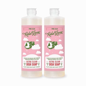 Rebel Green Pink Lilac Dish Soap - 32 fl oz/2pk - 1 of 4