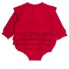 RuffleButts Baby Girls Applique Sweatshirt Bubble Romper - 2 of 2