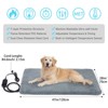 JOEJOY Heated Dog Bed, Waterproof Adjustable Temperature Dog Cat Heating Pad with Timer, Indoor Pet Heating Pad for Cats Dogs Electric Pads - 2 of 4