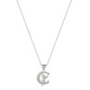 Disney Tinkerbell C Initial Silver Pendant Necklace - 4 of 4