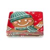 Certified International (Set of 4) 8.5" Christmas Whimsy Gingerbread Dessert Plates - 2 of 4