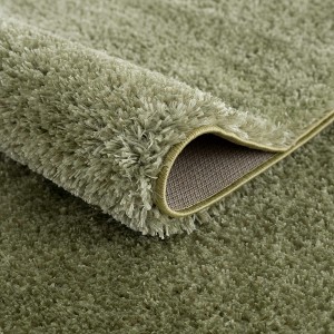 Hauteloom Heavenly Solid Beige Plush Rug - 1 of 4