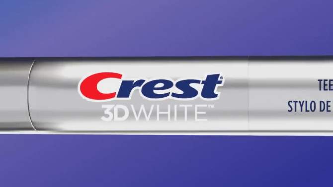 Crest 3D White On-the-Go Teeth Whitening Pen - 0.13 fl oz, 2 of 8, play video