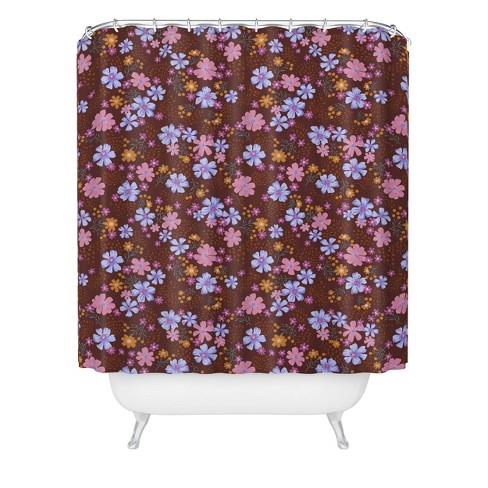 Deny Designs Schatzi Brown Macy Floral Autumn Shower Curtain - image 1 of 3