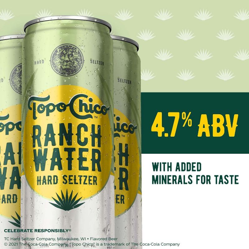 Topo Chico Ranch Water Hard Seltzer - 12pk/12 fl oz Cans, 2 of 10
