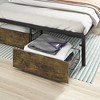 LOVMOR Full Queen King Size Platform Bed Frame with LED Lights, Charging Station, No Box Spring Needed, Easy Assemble - 4 of 4