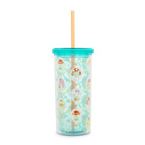 Silver Buffalo Sanrio Hello Kitty and Friends Mushroom Crew Carnival Cup | Holds 20 Ounces - 1 of 4