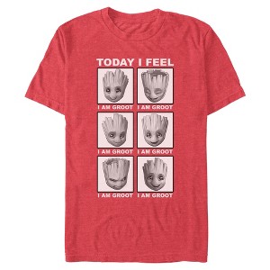 Mens Guardians of the Galaxy Today I Feel I Am Groot T Shirt - 1 of 4