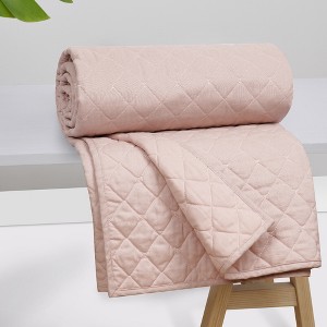 Austin Linen Blend Quilted Throw - Levtex Home - 1 of 4