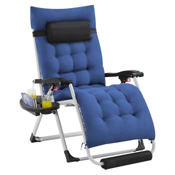 Yaheetech 29in Zero Gravity Recliner with Padded Cushion