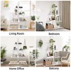 ODK Sailboat Shaped Bookshelf, Book Shelf, 4-Tier Ladder Design, Sturdy Free-Standing Storage Shelves, Space Saving for Living-Room Office Bedroom - 4 of 4