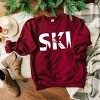 Simply Sage Market Women's Graphic Sweatshirt Ski With Trees - 3 of 4