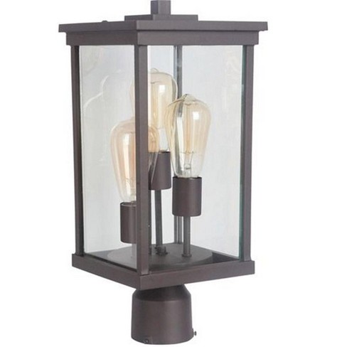Craftmade Lighting Riviera Iii 3 - Light Post Light In Oiled Bronze ...