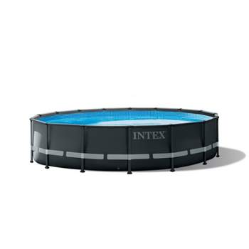 Rectangular Ultra XTR® Frame Above Ground Pool w/ Sand Filter Pump - 24' x  12' x 52