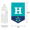 Big Dot of Happiness Blue Bar Mitzvah - Boy Party Bunting Banner - Party Decorations - Happy Bar Mitzvah - 3 of 4