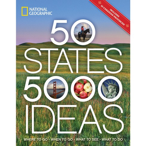 50 States 5,000 Ideas : Where To Go, When To Go, What To See, What To Do  (paperback) (joe Yogerst) : Target