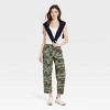 Women's Mid-Rise Barrel Leg Cargo Pants - Universal Thread™ - 3 of 3