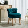 Serena Vanity Stool With Tufted Backrest | HULALA¬†HOME - 2 of 4