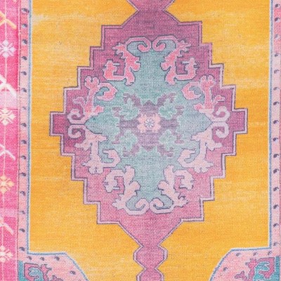 sunburst yellow and pink