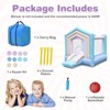 Safstar Kids Bounce House with Slide Basketball Rim Inflatable Basketball Without Blower - 4 of 4