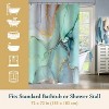 LunaLulinlk Shower Curtain with Hooks – Heavy-Duty Mold/Mildew-Resistant - 2 of 4