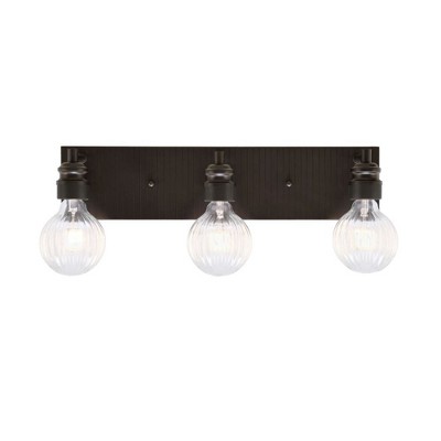 Toltec Lighting Edge 3 - Light Vanity in  Espresso