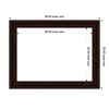 Amanti Art Coffee Bean Brown Framed Magnetic Dry Erase Board - 4 of 4